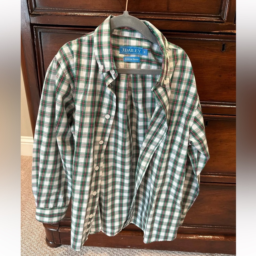 J Bailey button down. Worn 2-3 times max. Size 8